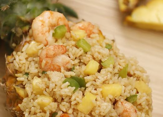 Prawn Pineapple Fried Rice Recipe